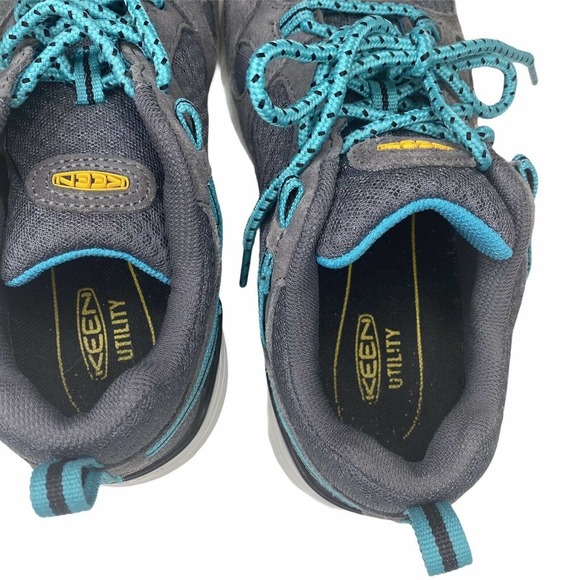 KEEN Detroit XT Low Steel Toe Utility Work Shoe Size 6.5M Hiking Gray - Picture 7 of 9